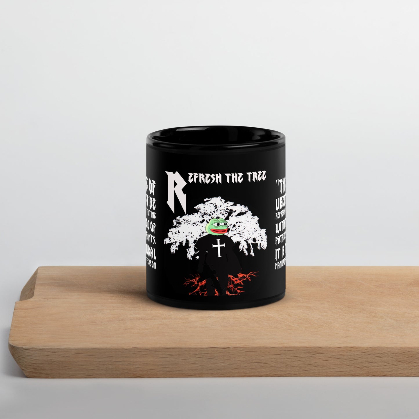 Refresh it says Pepe Mug