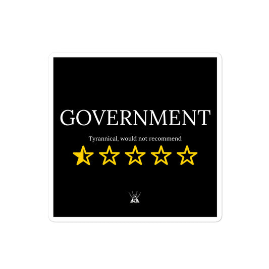 Government Rating Sticker